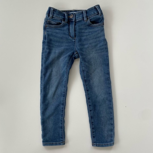 J.Crew Crewcuts Girls Navy White Striped Jeans Outfit LOT OF TWO Size XS, 4/5 - Picture 9 of 15